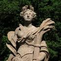 Ceres-Statue im Irrgarten